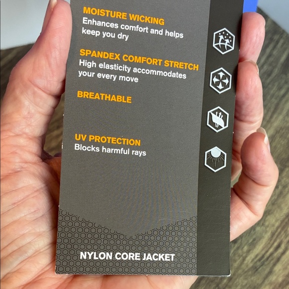 Avia Women's Vibrant Blue/purple workout jacket - Picture 8 of 10